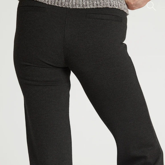 Betabrand Dress Yoga Pants Bootcut Charcoal Gray Size Medium Long - Picture 3 of 11